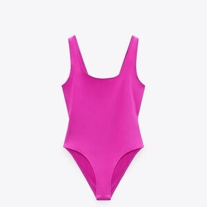 Zara Fitted Stretch Bodysuit